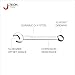 Jetech 1 Inch Combination Wrench - Industrial Grade Spanner with 12-Point Design, 15-Degree Offset, Made with Durable Chrome Vanadium Steel in Sand Blasted Finish, Forged, Heat-Treated, SAE