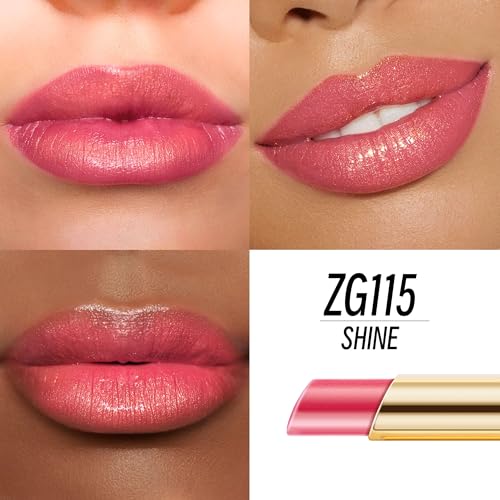 Image of Depuplum Red Pink Lipstick Moisturizing for Women Shimmer Tinted Lip Balm Hydrate Nourish Lip Gloss Cruelty Free Lip Makeup, ZG115 Shine