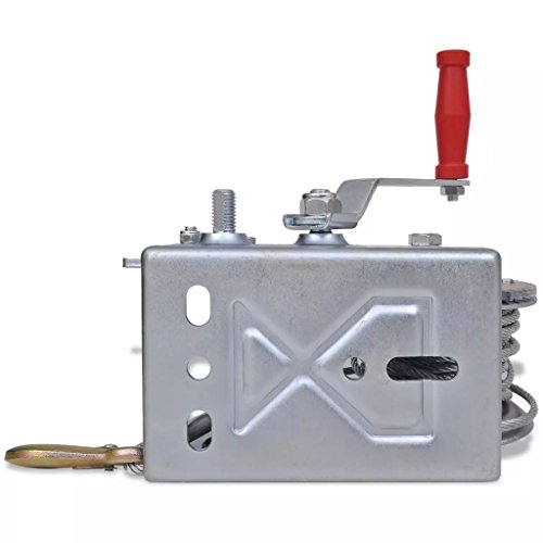 Hand Winch 2000 lb Winch Hand Winch 2 Ways / 2 speeds, 2 Separate Axes