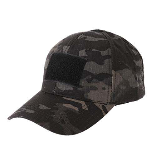 QMFIVE Chapeau Tactique, Outdoor Chapeau Solaire Multicolore Chapeau pour Tactique Airsoft Paintball Climb Camping Cover
