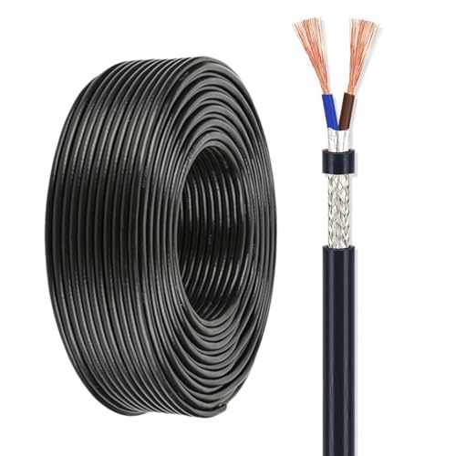 Câble de signal RVVP résoud parasites transmission cuivre 2 fils 20m