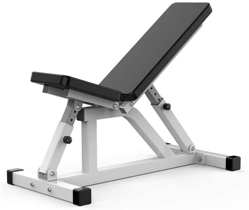 AYCDL Dumbbell Bench Weight Bench Commercial Multifunction Abdominal Board Sit-ups Fitness Equipment Abdomen Sports Chair,Black-110 * 40 * 47cm
