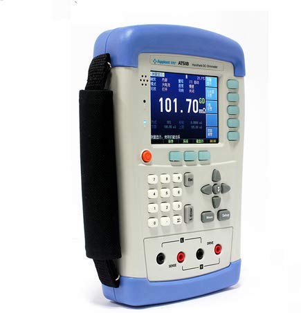 Kelvin AT518L - Tester Elettrico Manuale ad Alta Precisione DC, Resistenza Milliohm, 4 Terminali, 10u-200Kohm, USB 3,5'' TFT LCD