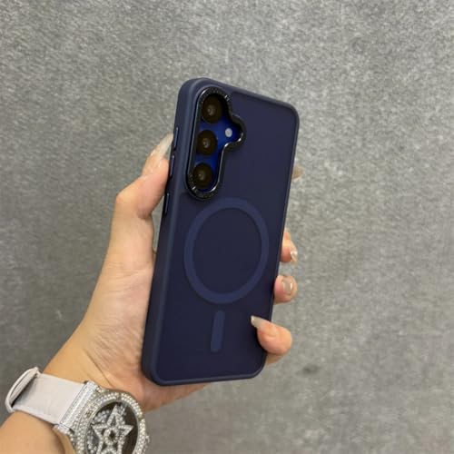 Protection Galaxy S25 Ultra étui métal mat bleu marine Danke
