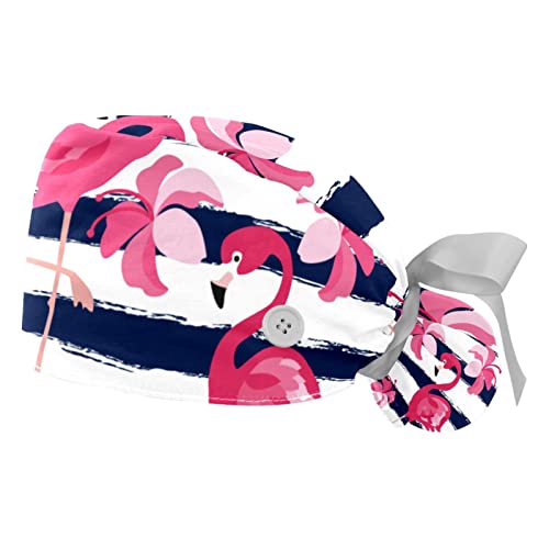 Casquettes de travail ajustables et 2 chapeaux bouffants à bandeau absorbant JDEZ.