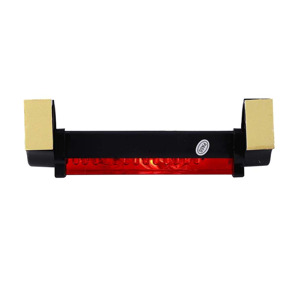 KIMISS 3ra Luz De Freno LED Universal (14 LEDs Rojo) - Fácil Instalación, Ángulo Ajustable, Mejora Tu Seguridad