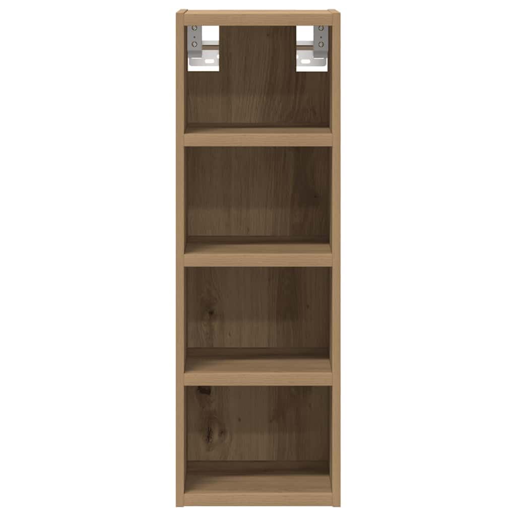 Hängeschrank Riga 20x29,5x60 cm, Küchenschrank in Artisan-Eiche Optik, Wandschrank aus robustem Holzwerkstoff für die Küche, platzsparende Wandmontage zur Küchenorganisation
