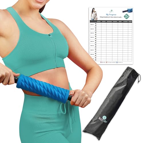 LIPOROLLER Post Liposuction Massager – Lymphatic Drainage Massager for Post Lipo Surgery – Quality EVA Material - Ridges and Grooves for Post-Op Recovery, Ideal Liposuction Recovery Supplies