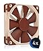 Produktbild Noctua Bundle: 4X NF-F12 PWM, Premium Quiet Fan, 4-Pin (120mm, Brown)