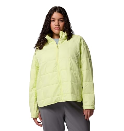 Columbia Womens Sienna Hill Quilted Jacket, Citron Haze, XX-Large - image 1