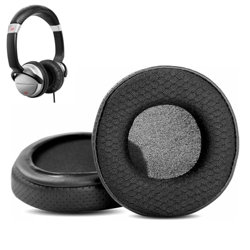 Breathable Fabric Earpads Replacement for Numark HF125 Headphone Ear Cushions
