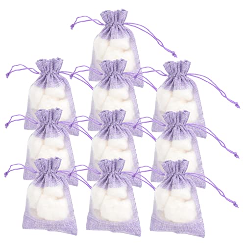 ULDIGI 10 Pack Empty Scent Sachets Drawer Liners Jewelry Organizer Festive Decor Lavender Bags Home