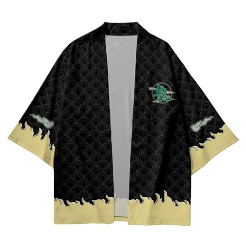 Image of LAI MENG FIVE CATS Women's Summer Cardigan Lightweight Kimono Floral Print Loose Cover up Casual Tops