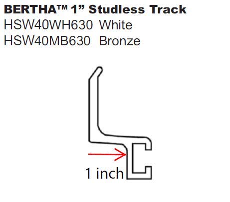 Bertha Flat Track For Hurricane Shutters thumb #4
