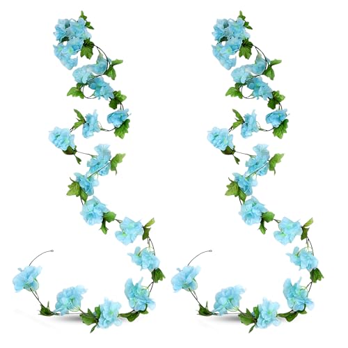 3 Stück Künstliche Kirschblüten Girlande - 1.8m Blumenrebe Für Frühlingsdeko