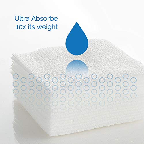 Image of JMU Gauze Pads 2x2, 4-Ply Non Woven Gauze Sponge, Non-Sterile 200 Pcs | All Purpose Dental Gauze Sponges