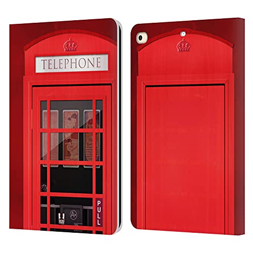 Apple iPad 9.7 Étui Portefeuille en Cuir K6 J'aime Londres Head Case Designs