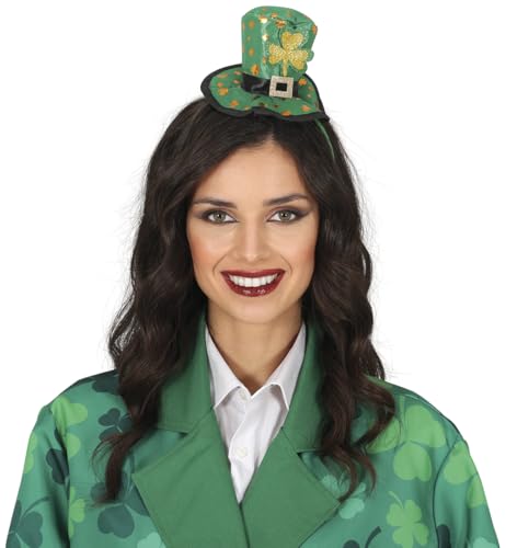 FIESTAS GUIRCA | Diadema Gorro St. Patrick (Talla Única) - Accesorio de Fiesta Unisex para Celebraciones de San Patricio y Otras Fiestas - Ideal para Carnaval y Disfraces - Adultos Unisex - Verde