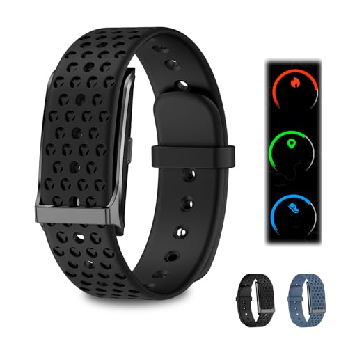 Pulsera de fitness multifuncional sin pantalla, resistente al agua 1 ATM, carga magnética, reloj inteligente, pulsómetro, 127 modos diferentes de deportes, correr, ciclismo, etc