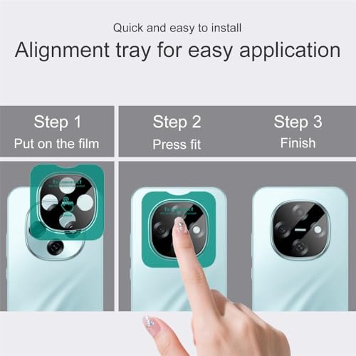Image of FabeKee Camera Lens Protector Compatible With oppo F31 pro plus 9H Tempered Glass, Anti-Scratch, HD Clear, Easy Installation, Ultra-Thin Camera Lens Protection