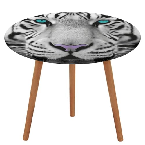 Nappe ronde élastique imperméable anti-vent pour table extérieure - 2