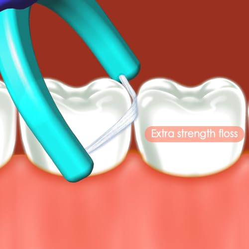 T.Smile NoFuss Long Handle Flosser