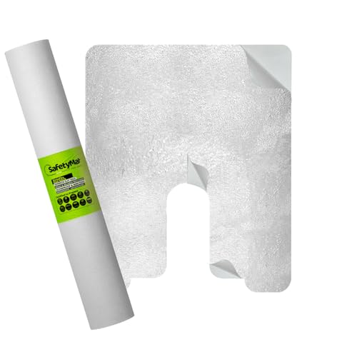 SafetyMat® Invisible Toilet Mat - Peel & Stick,...