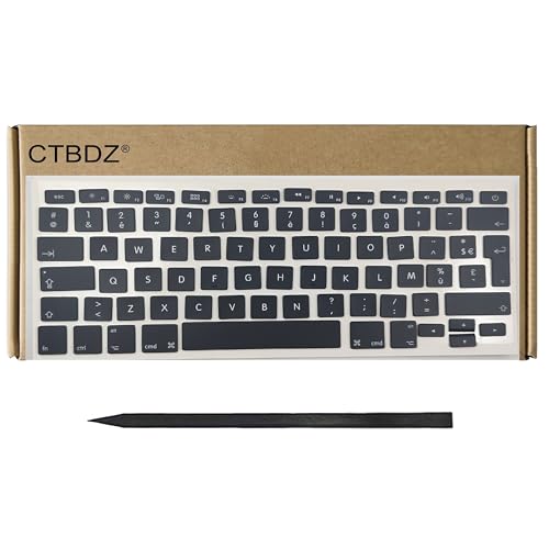 Keycap AZERTY de Remplacement Français pour MacBook Air A1466 A1369 Clavier