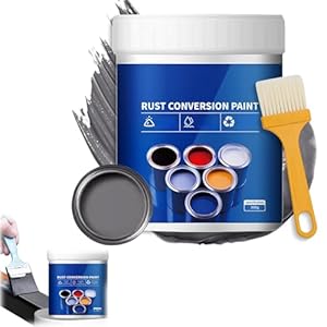 Generisch Rostumwandlerfarbe 300g für Metall, Grau