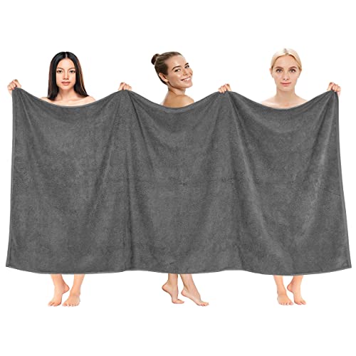 Cotton Paradise Oversized Bath Sheet, 100% Cotton 40x80 Clearance Bath Towel Sheet, Jumbo Large Bath Towel for Bathroom, Dark Gray Bath Sheet Cotton Paradise Oversized Bath Sheet, 100% Cotton 40x80 Clearance Bath Towel Sheet, Jumbo Large Bath Towel for Bathroom, Dark Gray Bath Sheet