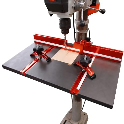 O'SKOOL Drill Press Table with Adjustable Fence