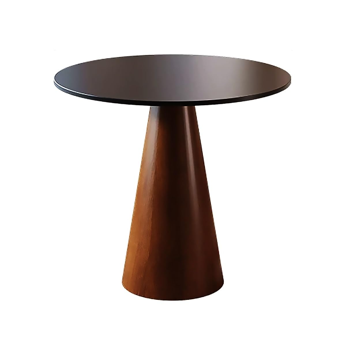 Tavolo da pranzo rotondo moderno Mid Century da 74,9 cm, finitura liscia, posti 4-6 posti, perfetto per piccoli spazi, mobili da pranzo eleganti (sedie disponibili su richiesta)