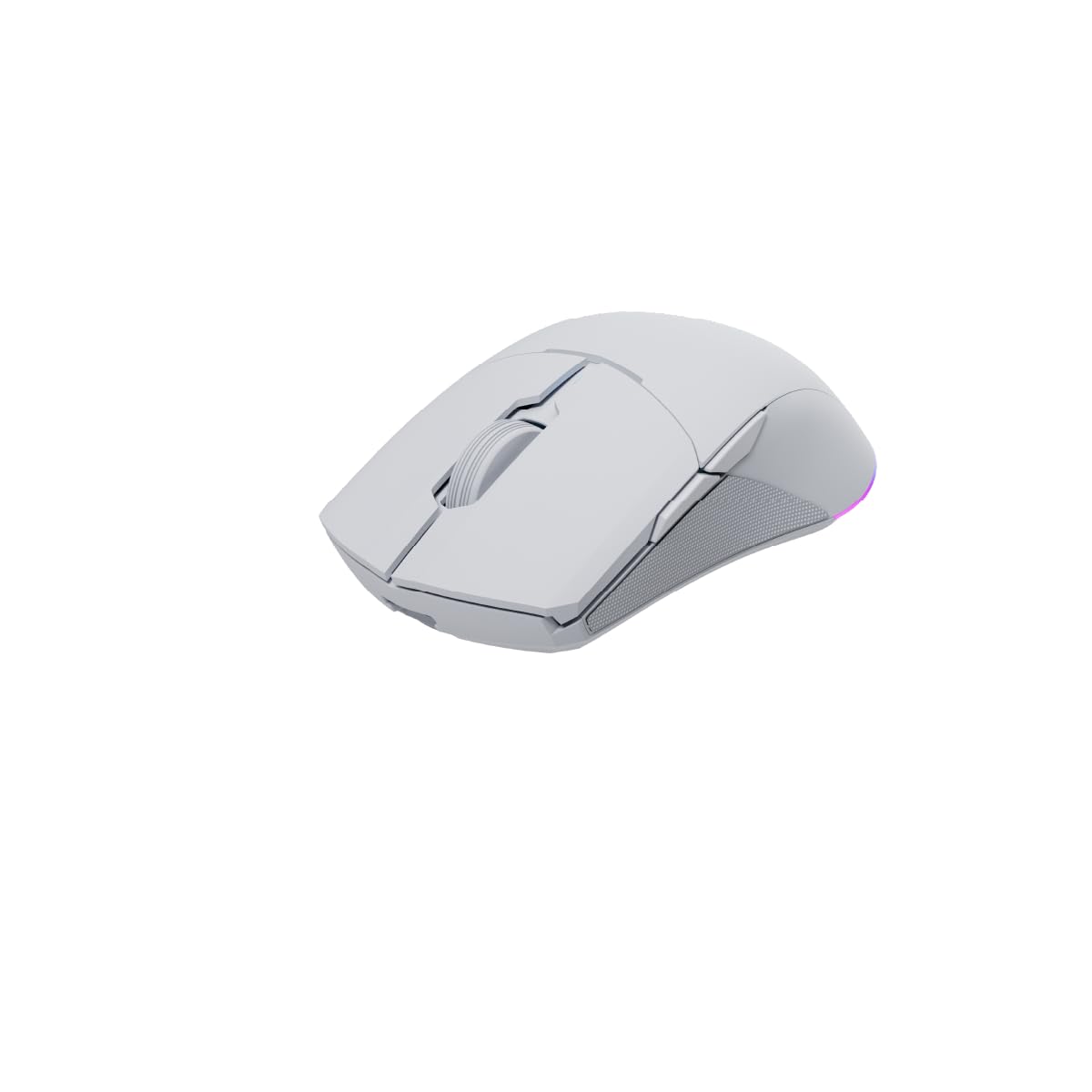 NEWSKILL Chiron Pro Wireless ratón Gaming RGB inalámbrico ambidiestro 16000DPI 8 Botones Sensor PAW3336 Blanco
