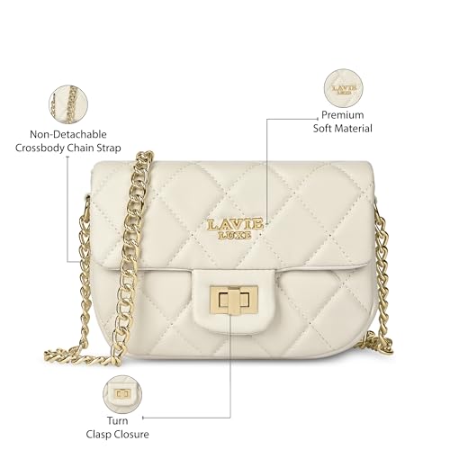 Image of Lavie Luxe Women's Chan25 Flap Cross Body Sling Bag | Ladies Purse Handbag | Gift for Women