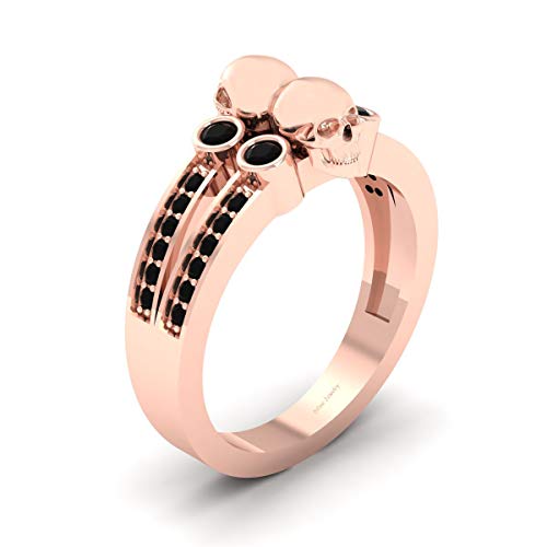 Bague onyx noir en argent sterling pour femme et homme raffinés