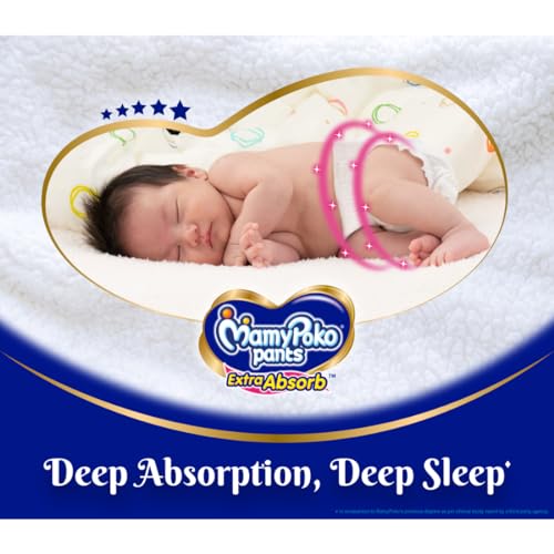 Image of MamyPoko Pants Extra Absorb Baby Diapers, X-Large (XL), 30 Count, 12-17 kg