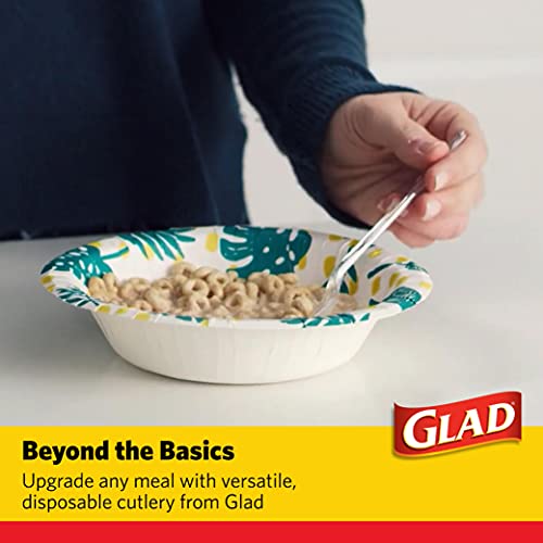 Glad Clear Disposable Plastic Cutlery Set, 150 Count Family Size - image 4