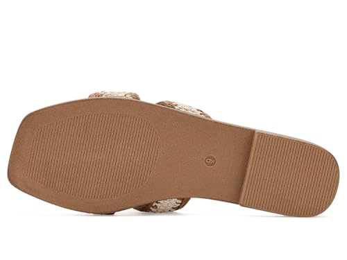 Image of Madden Girl Women's Haileyy Slide Sandal, Natural, 9