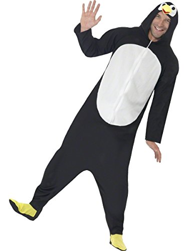 Smiffys Penguin Costume, tout en un avec capuche