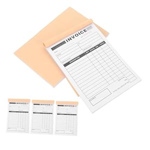 Veemoon 5 Stück Quittungsbuch Kleinunternehmen