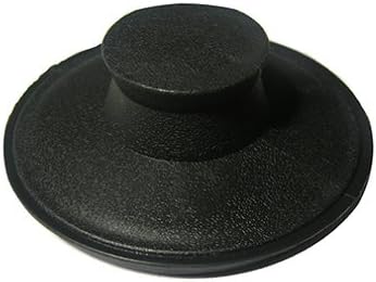 Larsen 39-9013 Black Plastic Waste Disposal Stopper - Quantity 6
