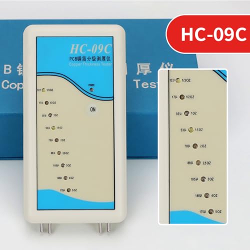 Probador Portátil de Calibre de Espesor de Lamina de Cobre para PCB con Pantalla de 9 Niveles HC-09C miniatura 2
