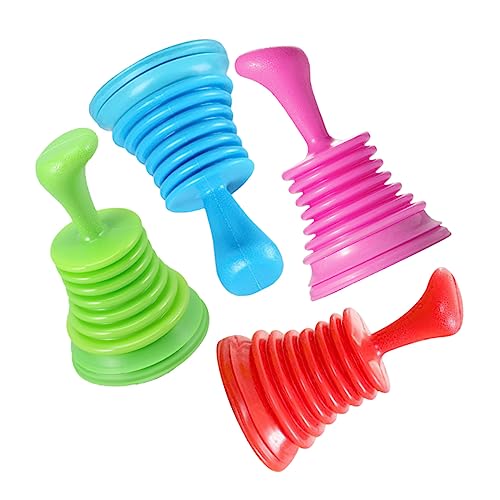 BEBEMOKO 4pcs Pipe Cleaner Kitchen Sink Sinks Sink Pop up Drain Waste Sink Drain Kitchen Plunger Sink Strainer Bathroom Sink Plug Powerful Mini Plunger Small Remover Colorful