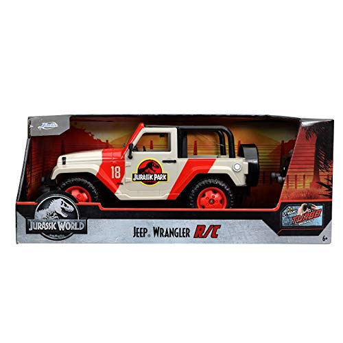 Jada Jurassic World Jeep Wrangler 1:16 Radio Control miniatura 4