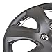 BDK Matte Black Hubcaps Wheel Covers for (2006-2014) Toyota Camry 16 Inch Hubcaps Set of 4, Snap-on Direct OEM Replacement for Toyota Camry Hubcaps 16 Inch Wheel Covers Impact-Resistant Durable