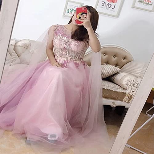 Esh7 Apricot Beaded Pearl Flower Fabric Lace Applique, Floral Embroidered Patches Handmade Sewing Tool For Diy Neckline Bodice Wedding Bridal Prom Dress, 21.6X11In #TOP3