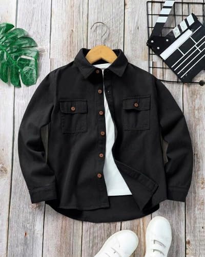 Image of Lymio Junior's Cotton Regular Fit Shirt for Boys | Casual Shirt for Boys (Also Available in Combo Packs) (SSK-22-25)