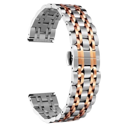 Bracelet de montre en acier inoxydable haut de gamme JDIME élégance et agate