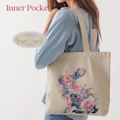 Image of Aesthetic Tote Bag for Women | Medium Size with Inner Pocket | Stylish & Practical
