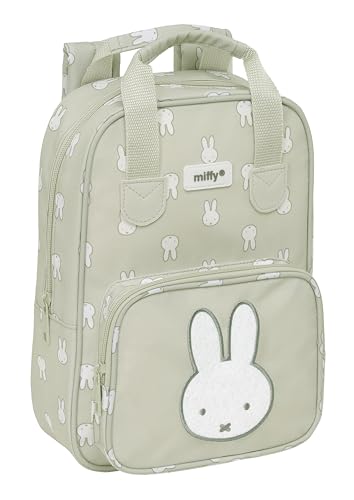 Sac à dos écolier Miffy gris idéal pour la rentrée en maternelle et les sorties au parc